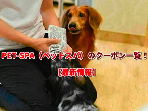 PET-SPA（ペットスパ）のクーポン一覧！【最新版】