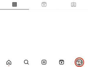インスタ設定画面